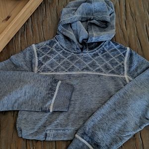 Surplus, Size Medium Blue, "Quilted" L/S Hoodie